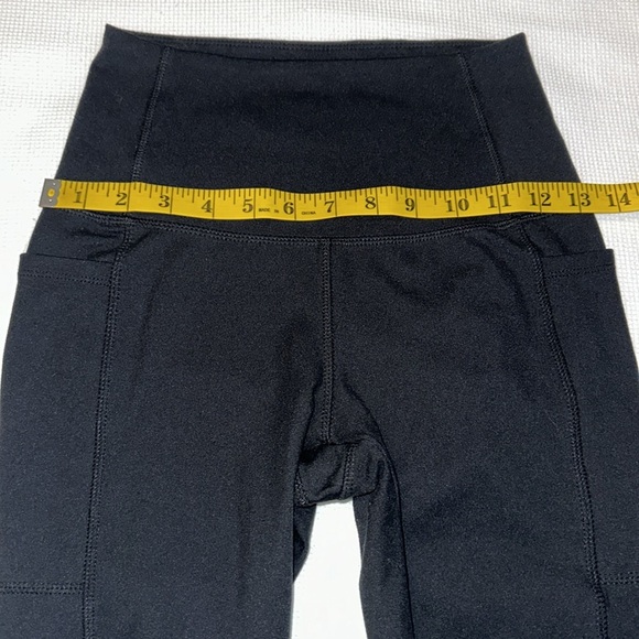 Danskin High Waist 7/8 Side pockets Leggings Size XS Black - Picture 6 of 12